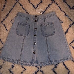 Urban outfitters jean skirt never worn, with tags